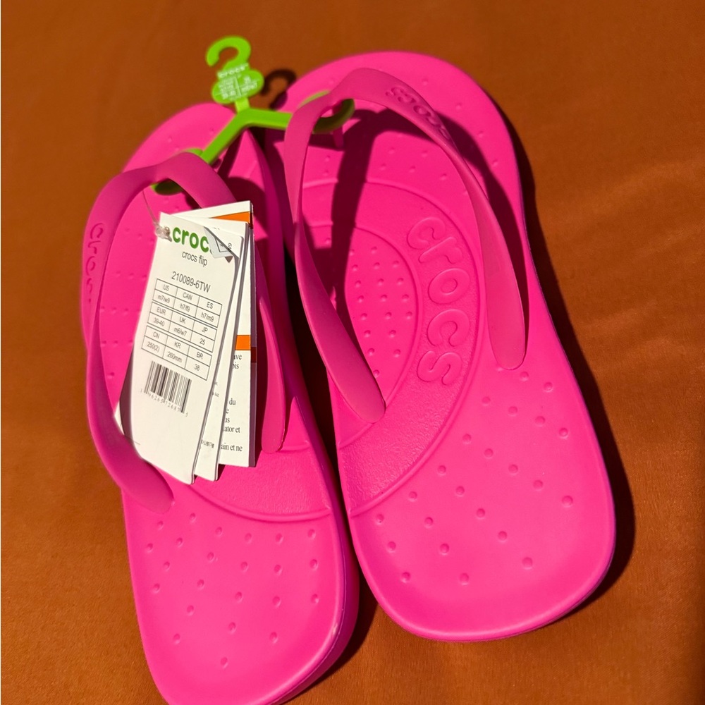 CROCS Vibrant Pink Sandals